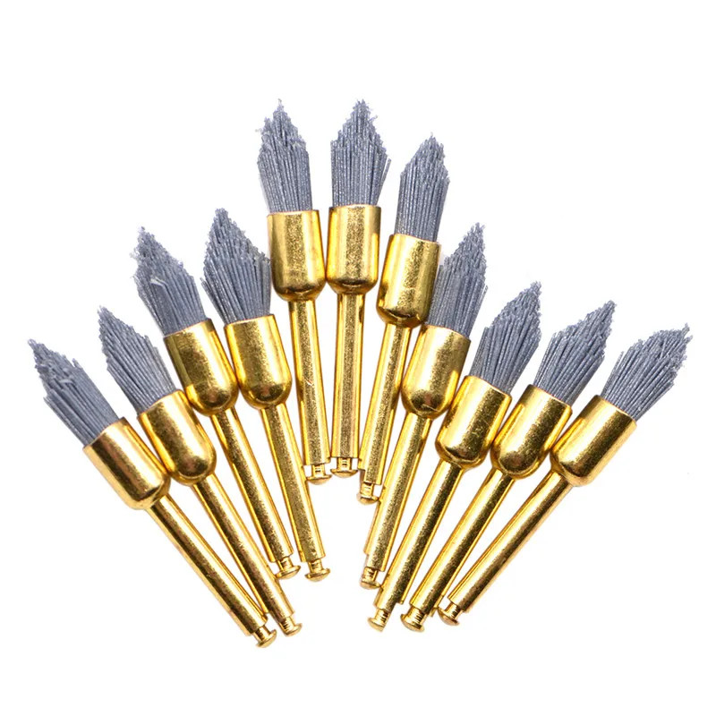 20pcs/bag Silicon Carbide Polishing Brush for Dental or Alumina Latch Bowl Flat