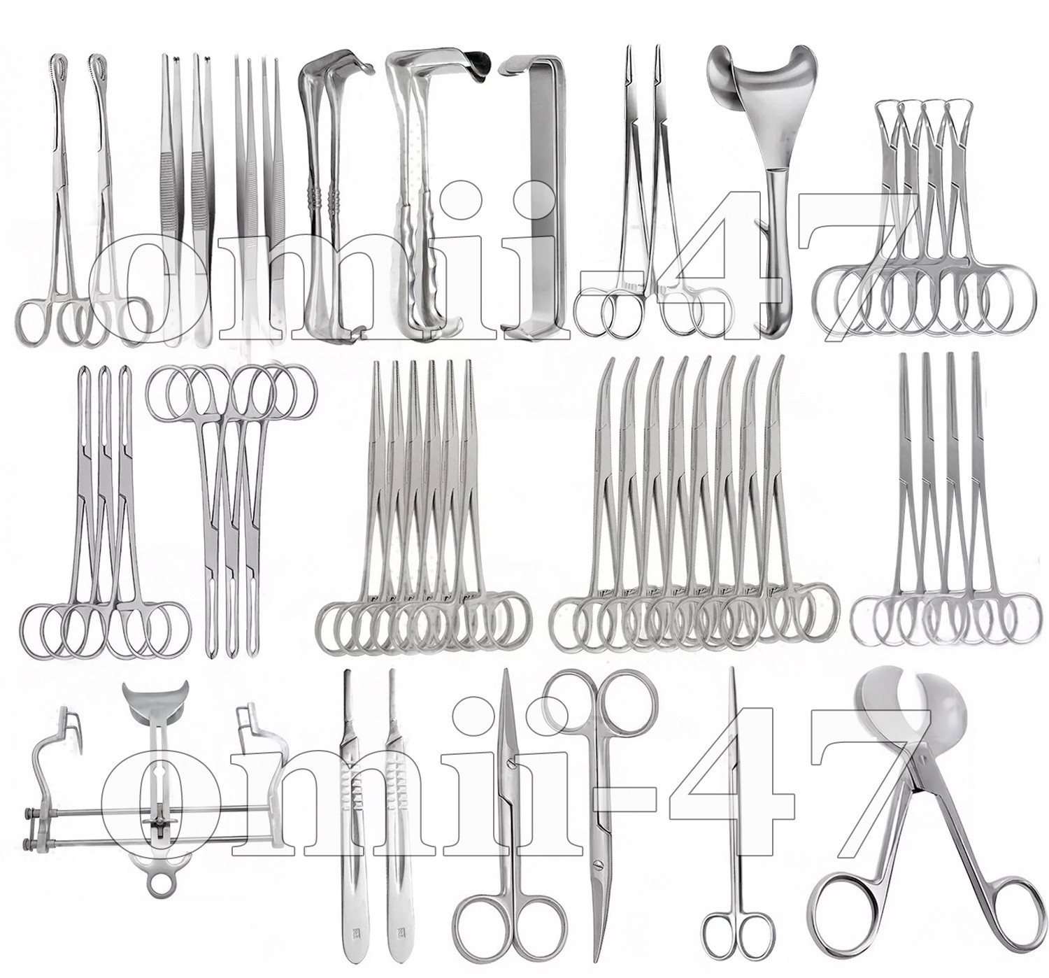 50 Pcs Custom C-Section Surgical Instruments Set German Grade New