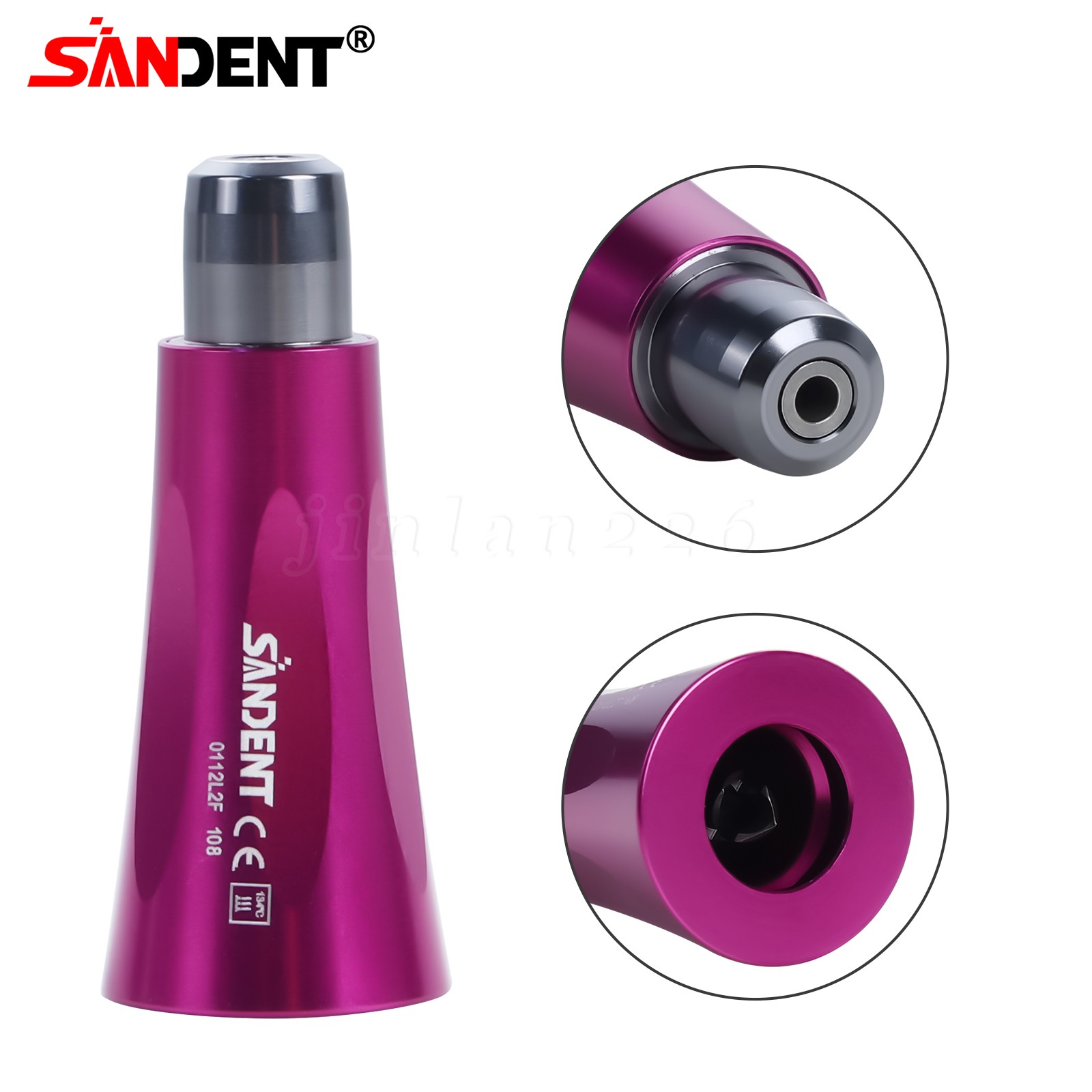 Dental Hygiene Prophy Handpiece Straight Nosecone 1:1 4:1 Low Speed Air Motor 4H