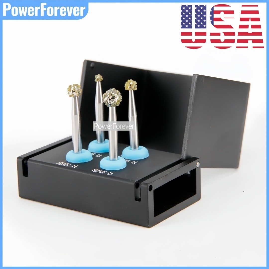 USA Dental Degranulation Burs Kit Bone Debridement Remove Tissue Debris Remnant