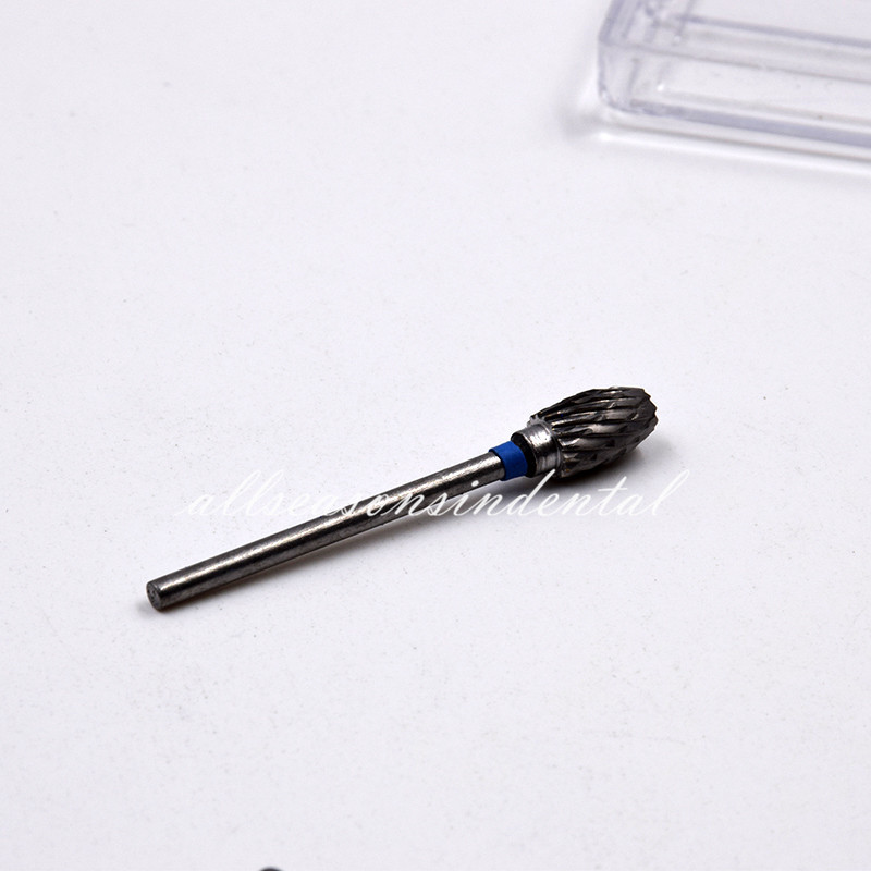 10 Pcs Dental Lab Tungsten Steel Carbide Burs Polishing Bur Drills HP 2.35mm