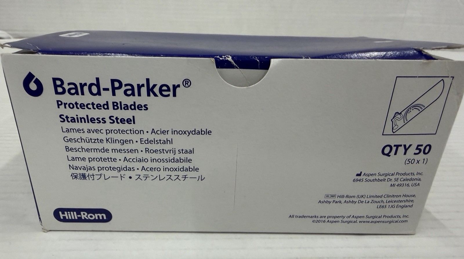 BARD-PARKER 373911 #11 Stainless Steel Surgical Blades, Box Of 50