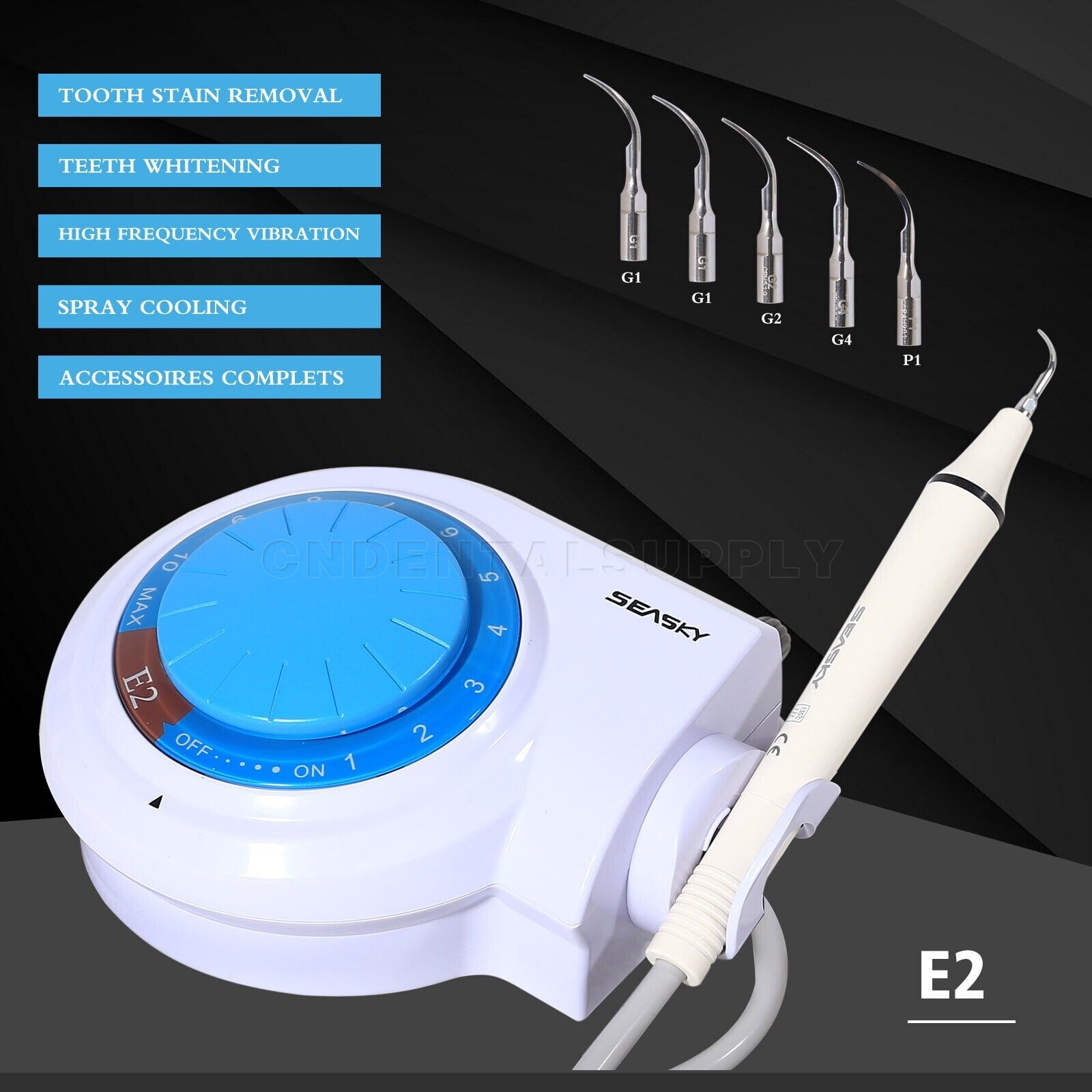 Dental Ultrasonic Piezo Scaling Scaler W/ Handpiece 5*Tips fit Cavitron EMS OR