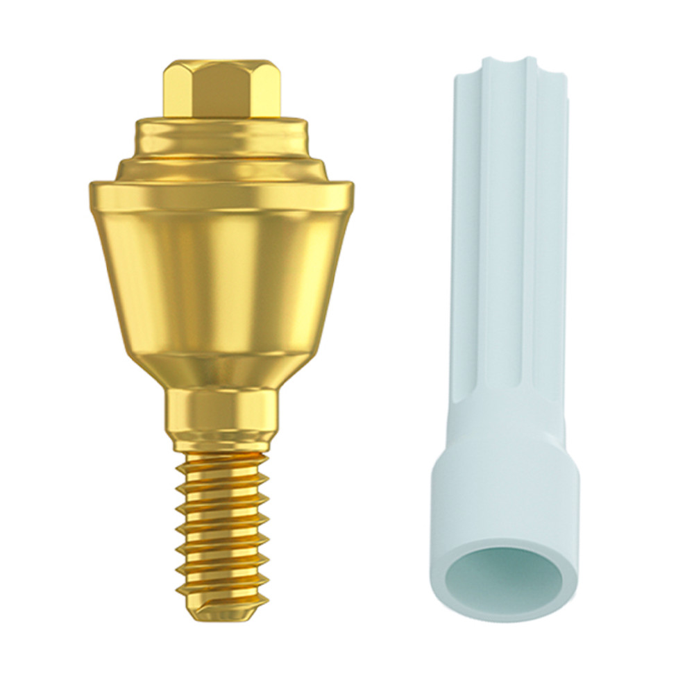 1x Dental Straight Multi Unit 1.4mm Int Hex 2.42 Connection Titanium Fixture
