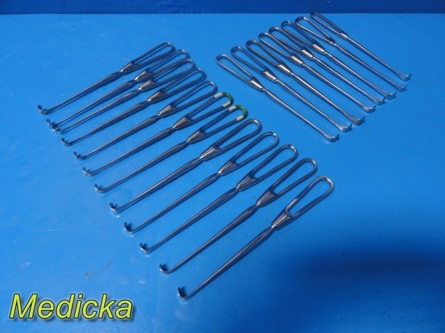20x Cushing Nerve & Vein Retractors Sklar Codman Storz Jarit Lawton ~ 39997