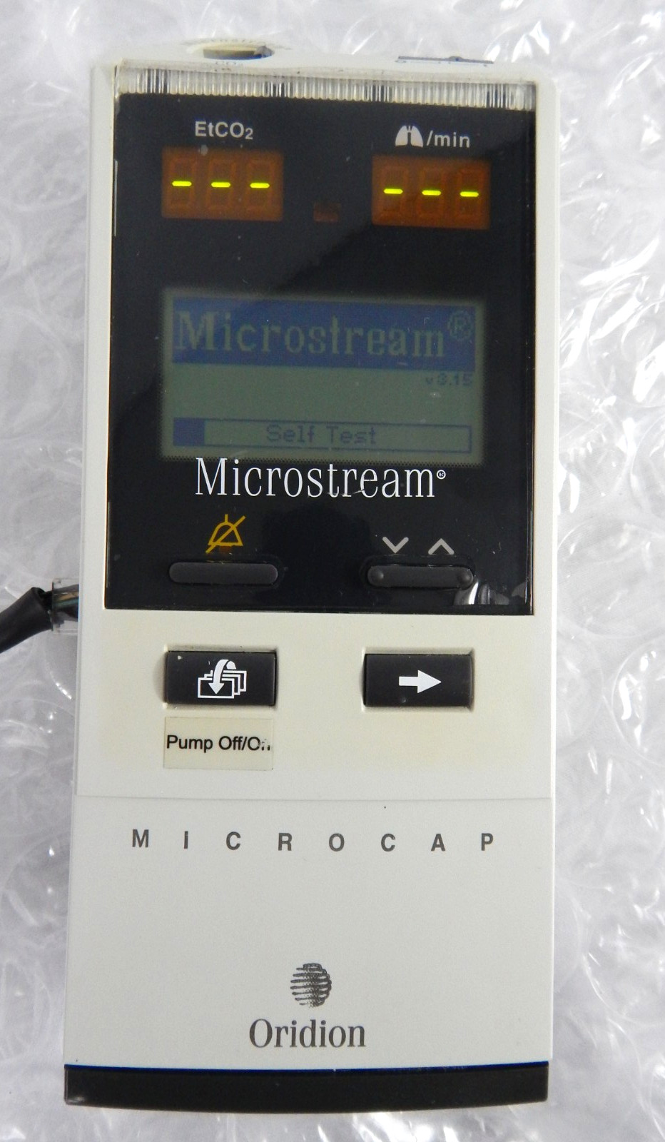 ORIDION MICROCAP HANDHELD CAPNOGRAPH S/N 450