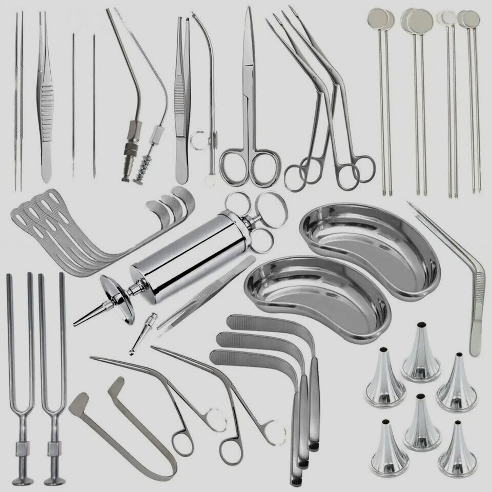 Set of 39Pcs Ent Examination for inspection of the face ears nose throat neck