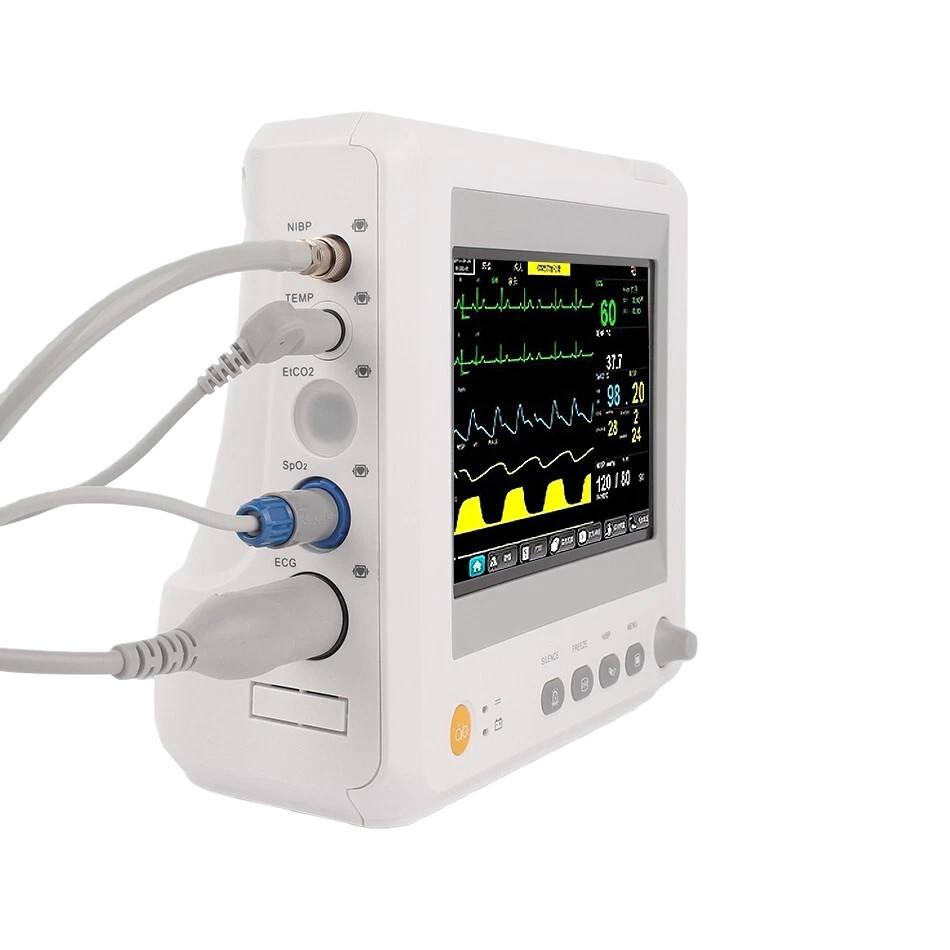 New Veterinary Multi -Patient Monitor 8″-ECG, NIBP, SPO2, TEMP ,Color Screen