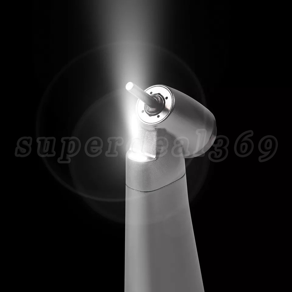 Dental 1:4.2 Increasing Handpiece 45 Degree Electric Contra Angle Fiber Optic US