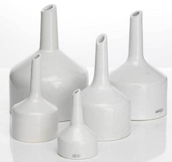 40mm – 200mm Ceramic Buchner Funnel Chemistry Lab Supplies Porcelain Funnels