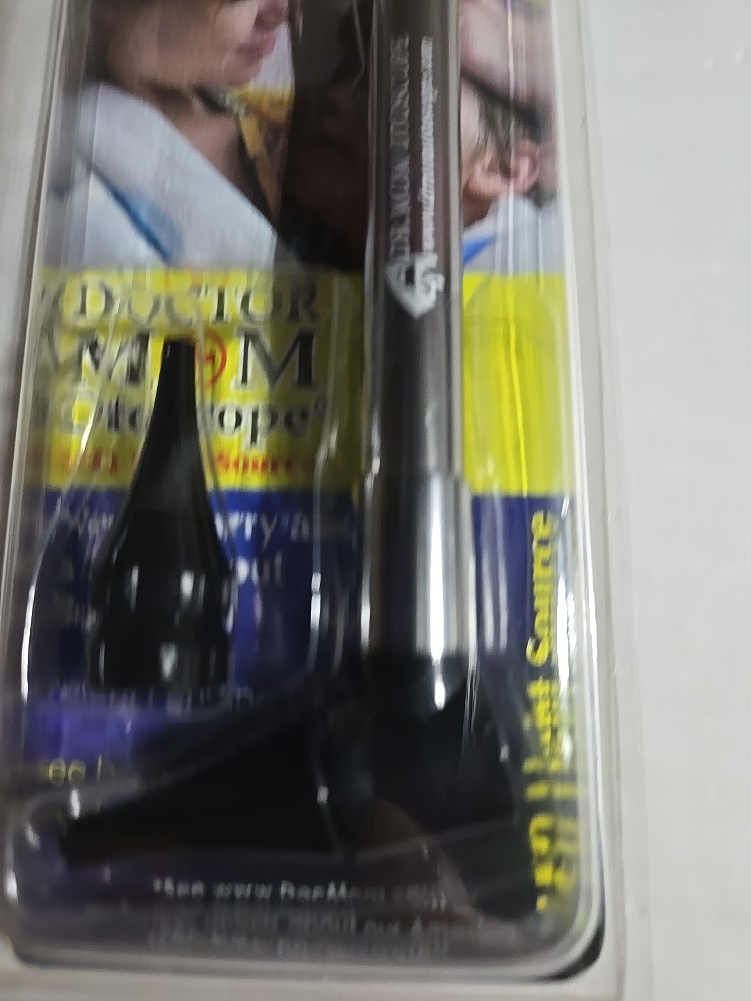 Dr. Mom Slimline LED Pocket Otoscope w/ Soft White Natural Hue Light – Stainless