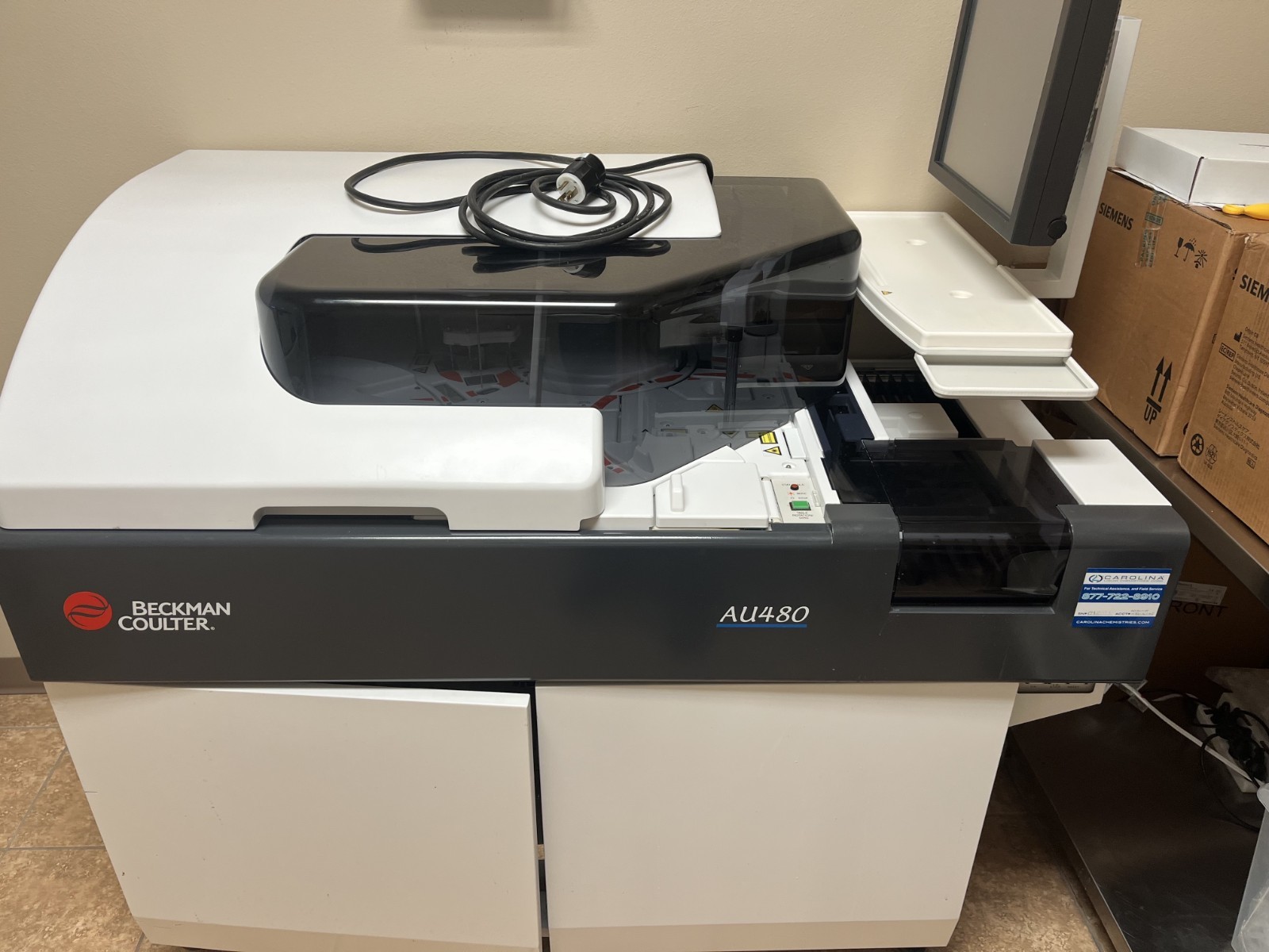 Beckman Coulter AU480 Chemistry Analyzer Working