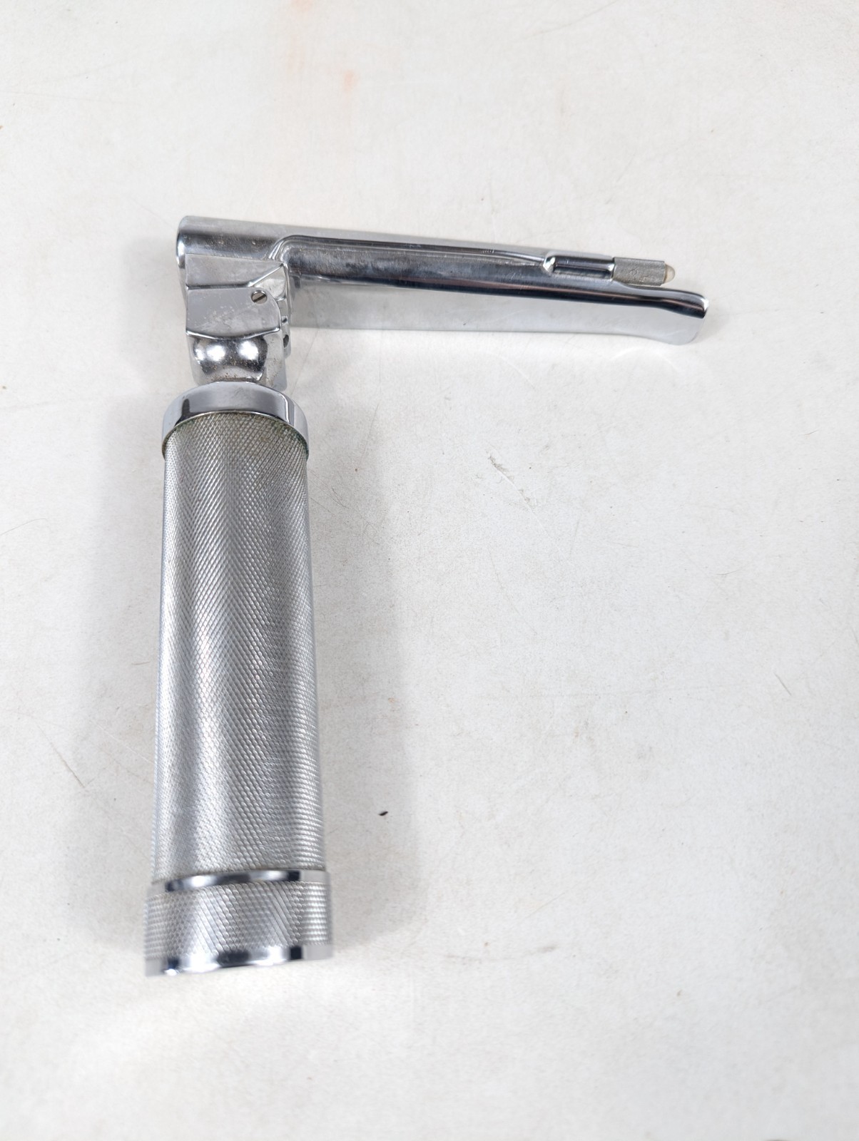 Vintage Macintosh Style Laryngoscope Medical Intubation Handle Set SS Chrome