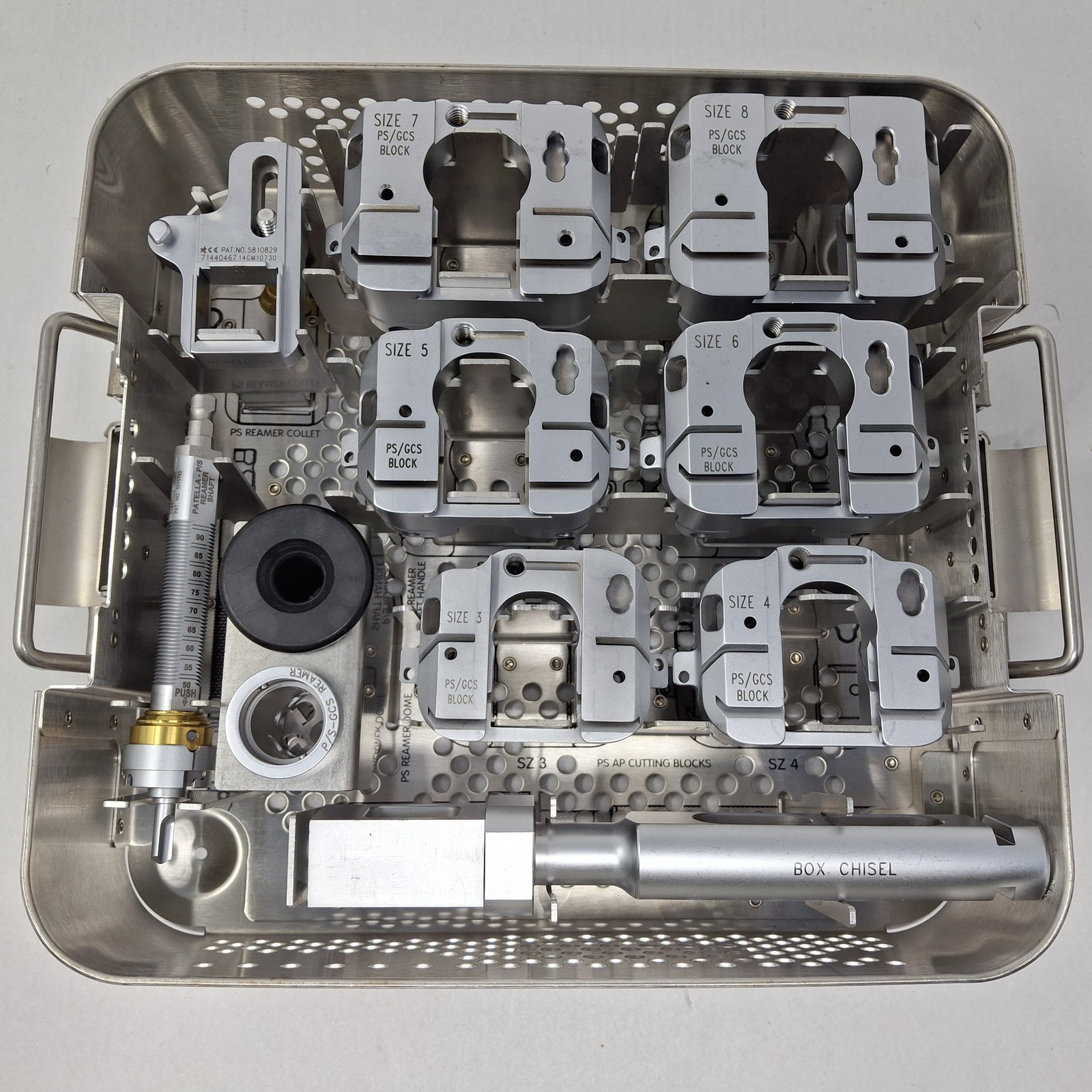 Smith & Nephew Syncera 7144-1606 Genesis II Knee PS Femoral Prep Tray