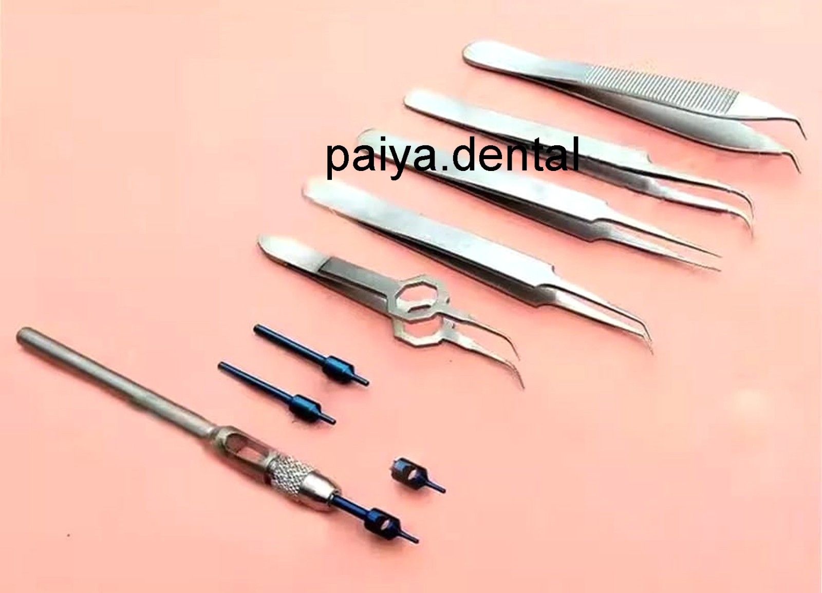 Hair Transplant Surgery Forceps & FUE Hair Punch Kit Set Of 9 Good Quality