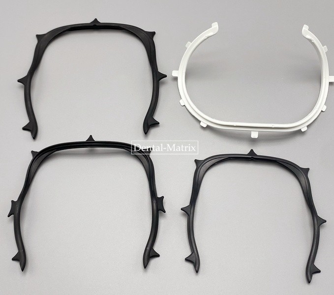 1piece Dental Rubber Dam Sheet Frames Brackets Light Plastic Foldable S.S. Frame