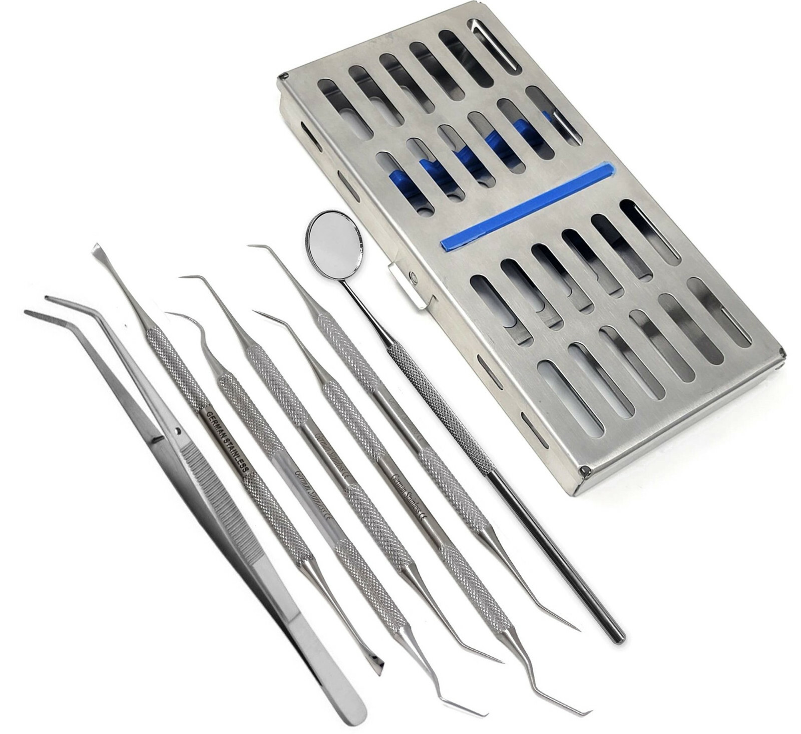 Professional Dental Oral Hygiene Kit 7 Tools Deep Cleaning Set Plus Cassette Box