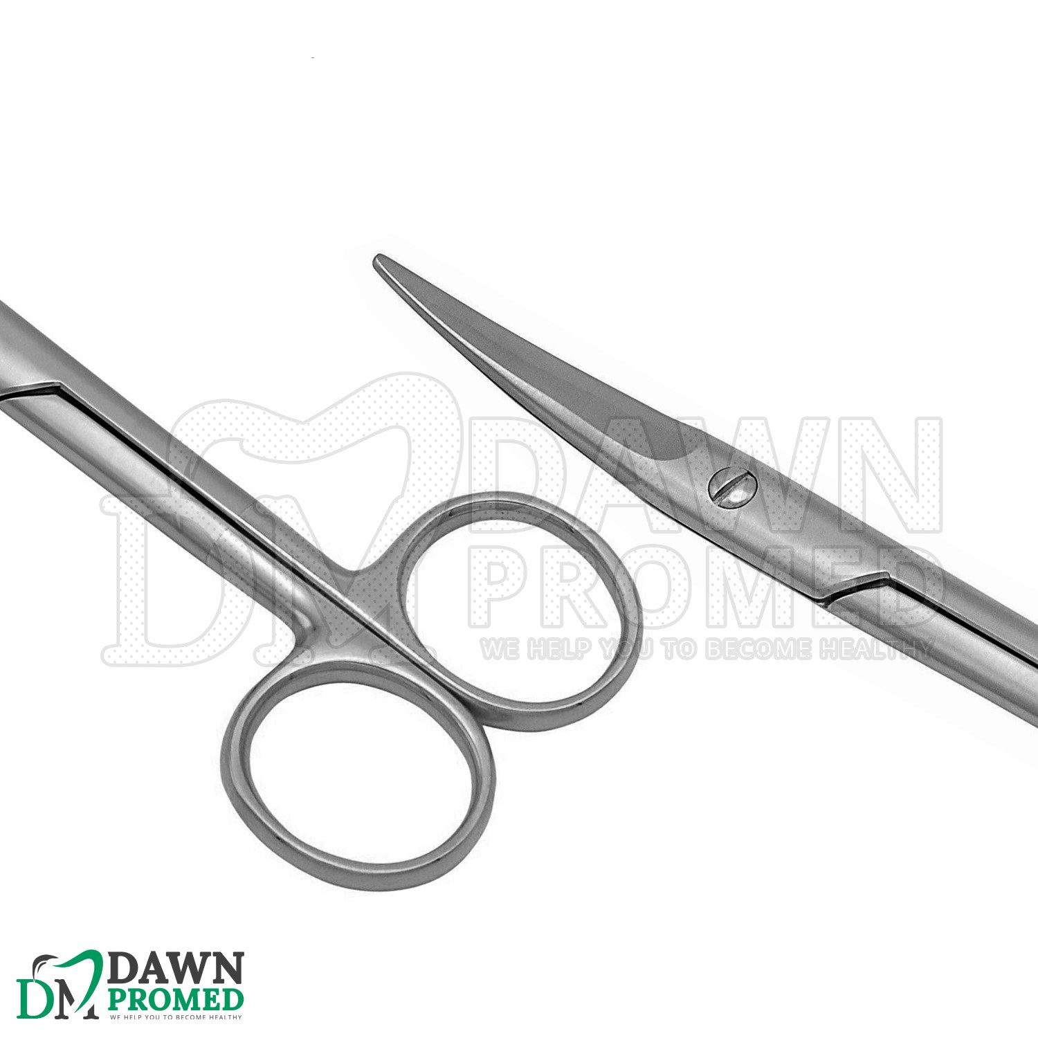 2 Pcs Mayo Scissor Straight & curved Set 6.75″ Surgical Medical Instruments