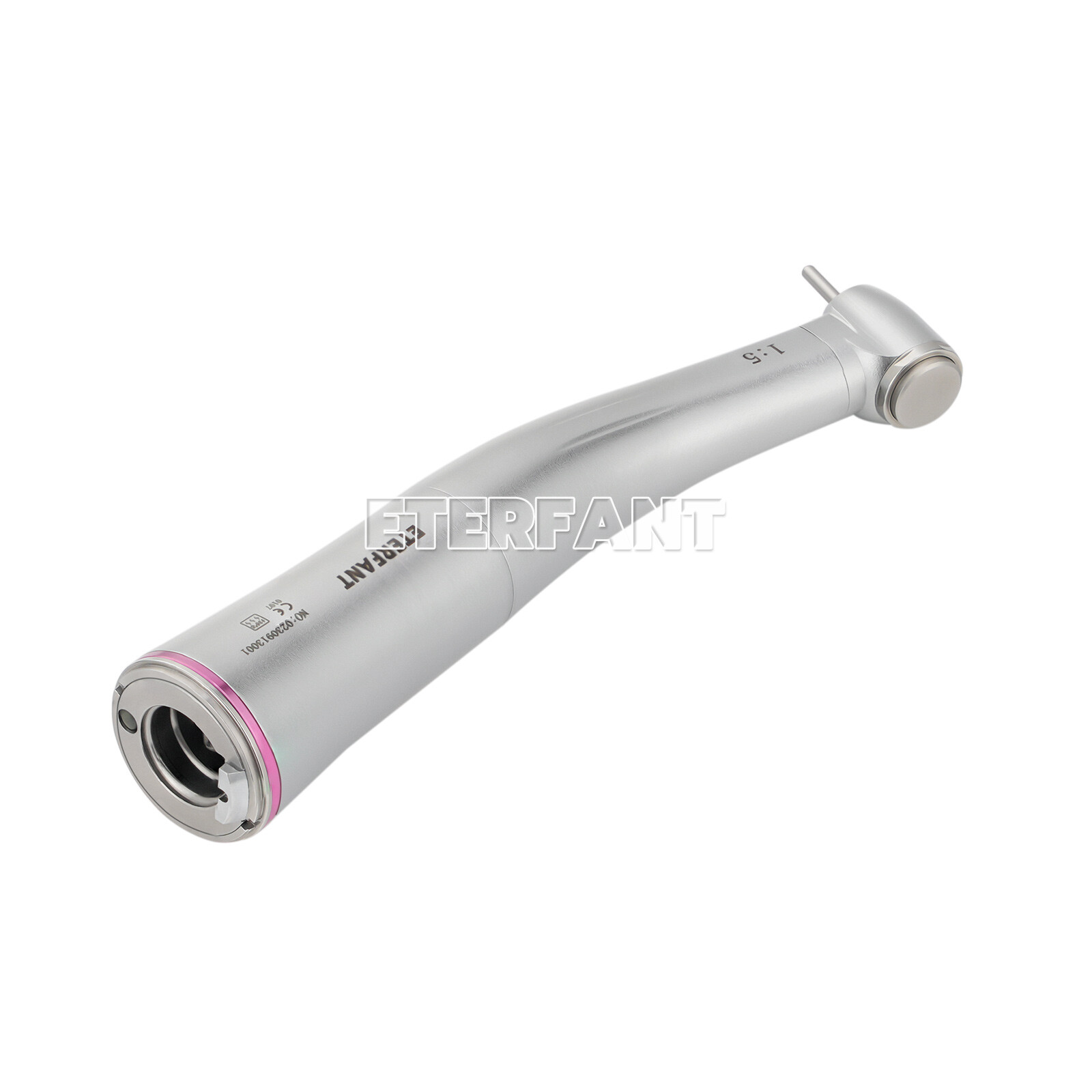 ETERFANT Dental 1:5 Increasing Contra Angle LED Optic Fiber F/NSK Electric Motor