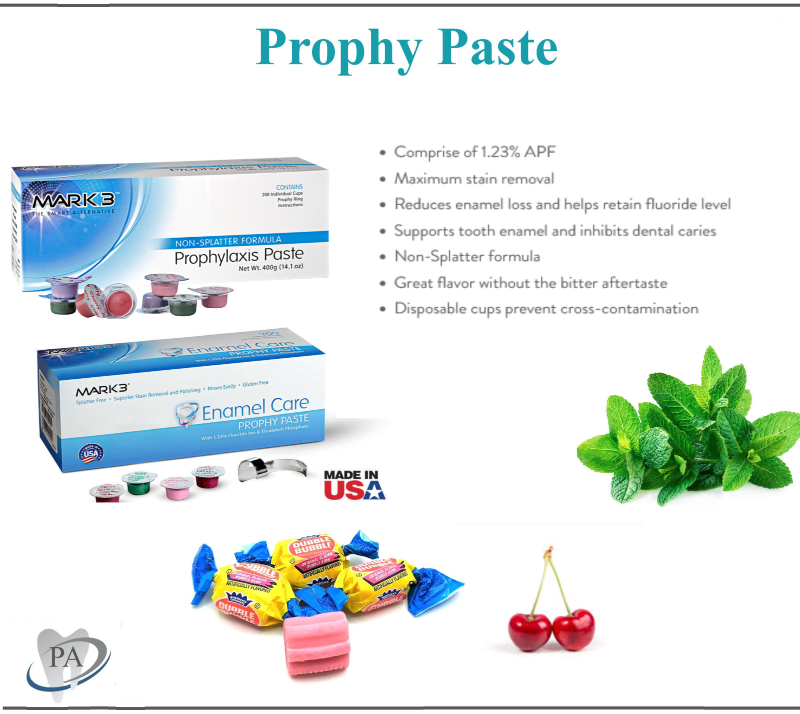 Mark3 Prophy Paste Non-Splatter (Made in USA)