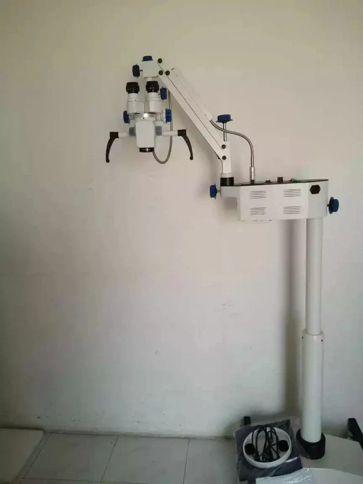 Surgical ENT Microscope with 3 step Magnifications – White Colour