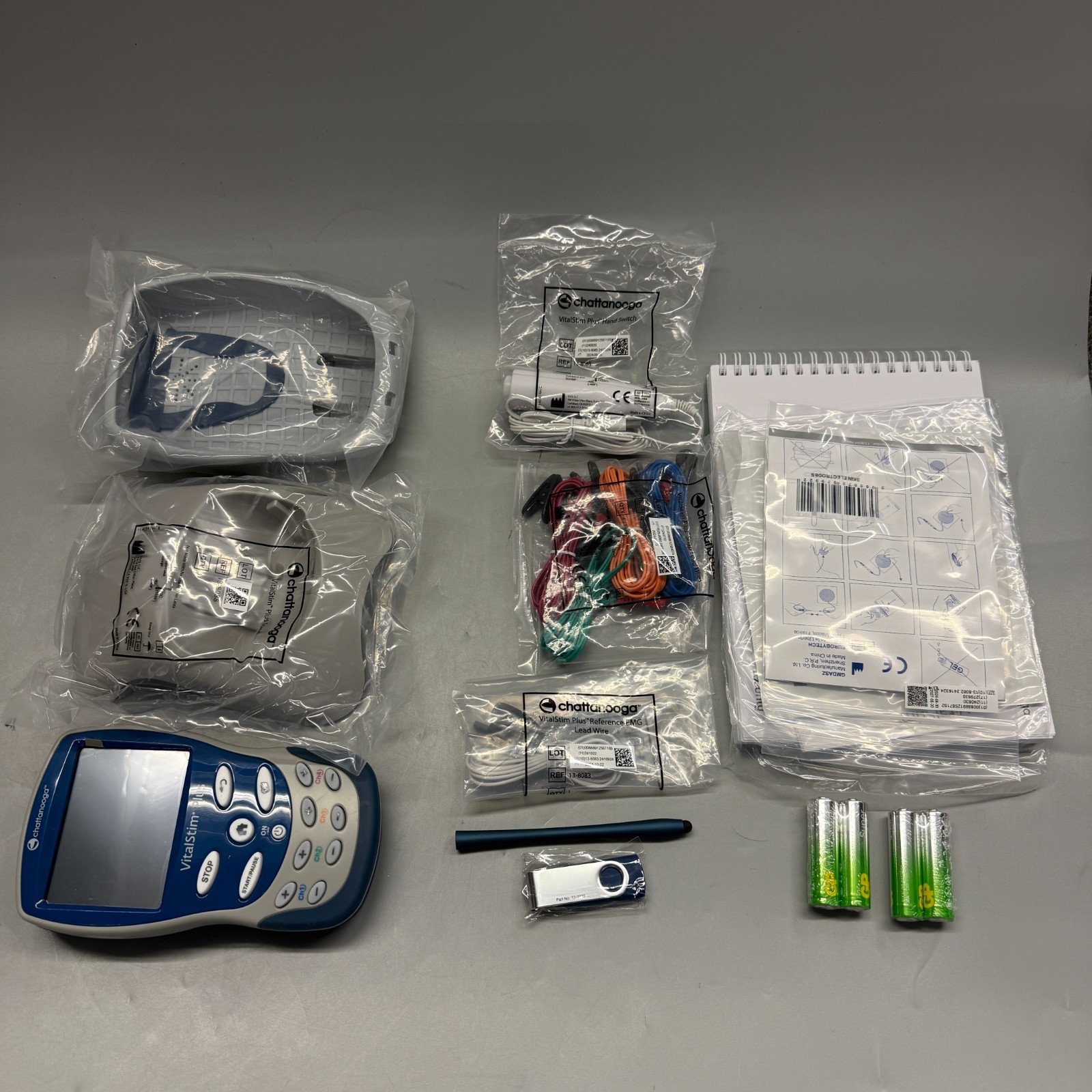 NEW CHATTANOOGA VITALSTIM PLUS ELECTROTHERAPY AND SEMG BIOFEEDBACK SYSTEM 5923-3