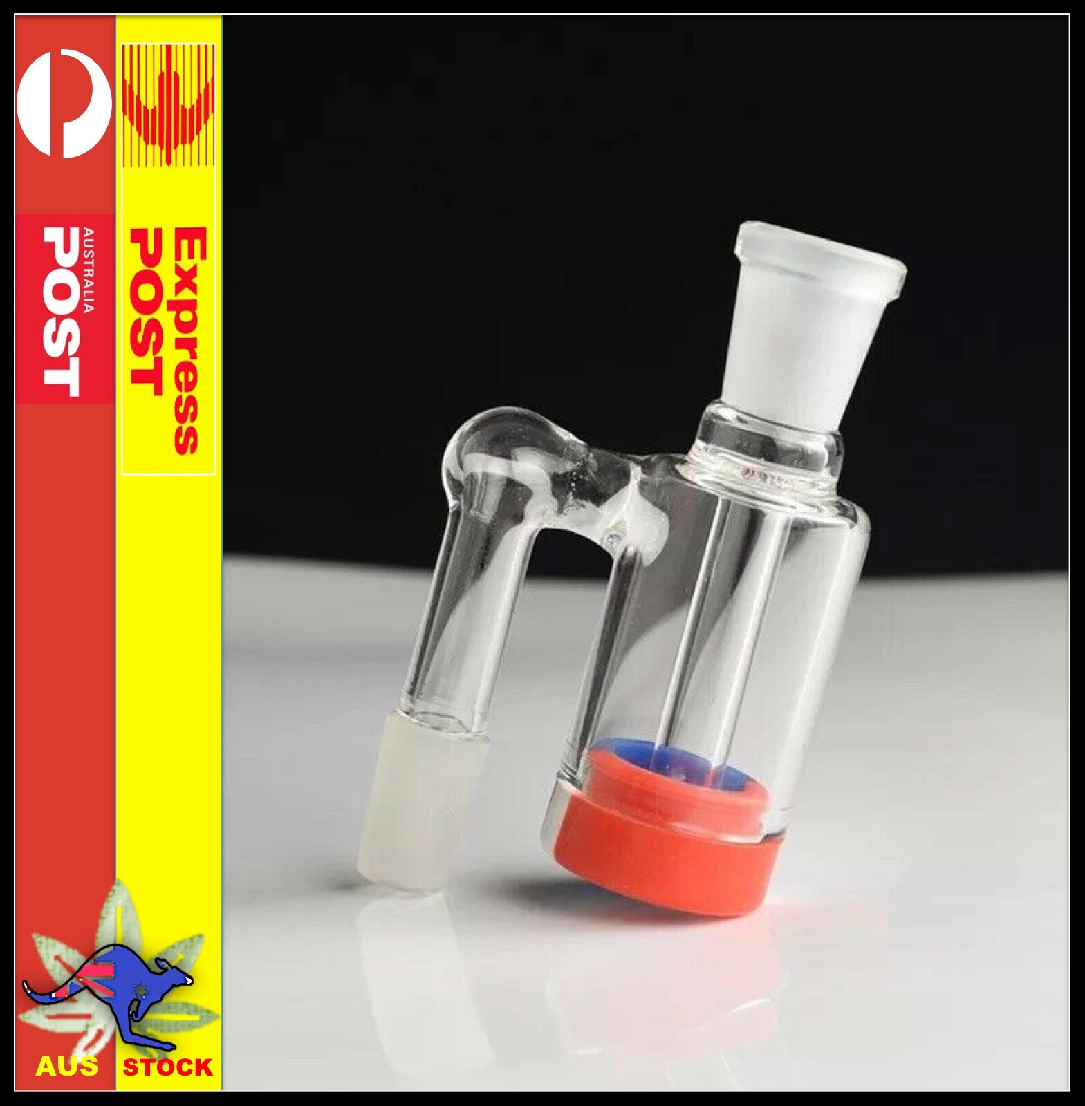 Ash Catcher Glass 14mm, Removable Base Easy To Clean