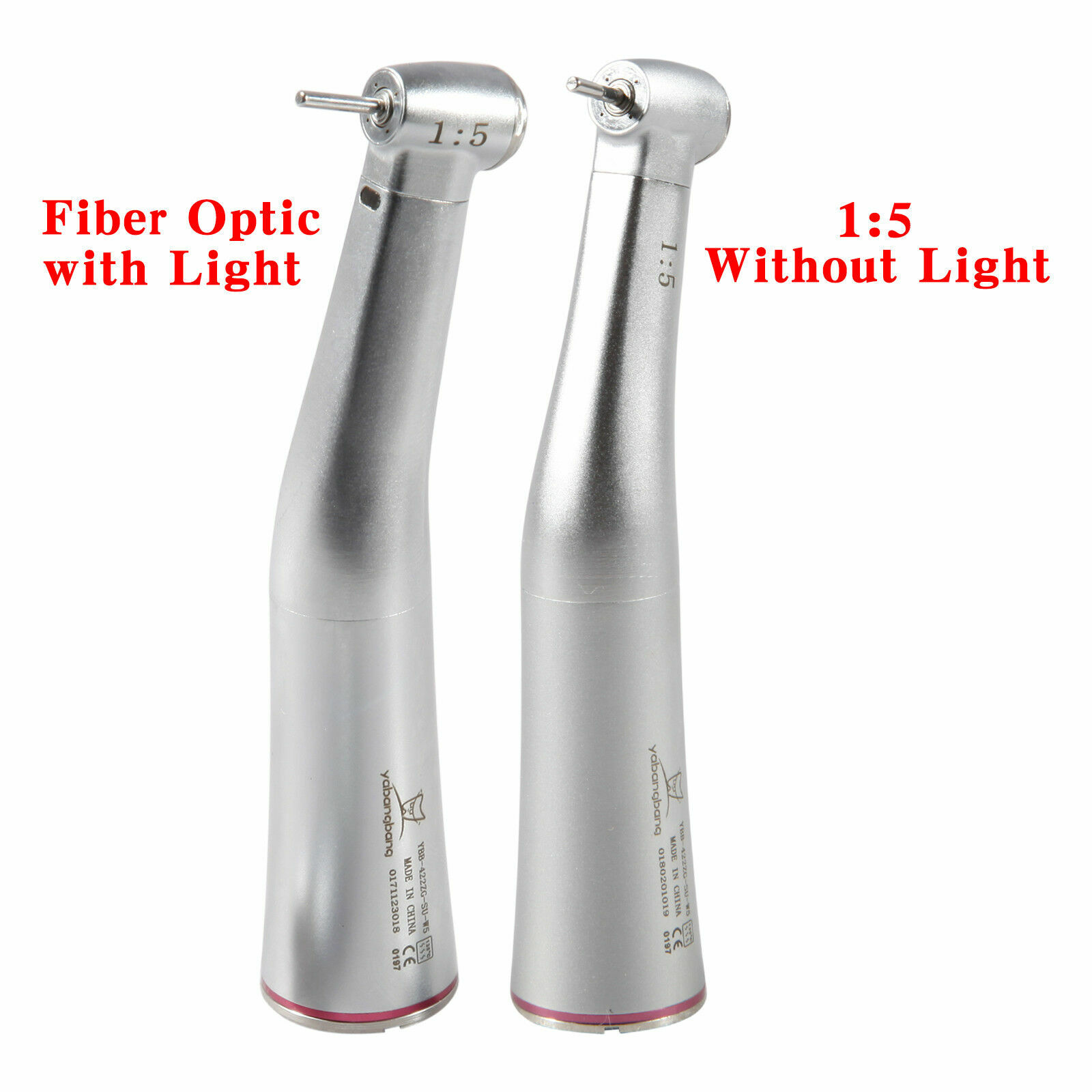 Dental 1:5 increasing Contra Angle / Fiber Optic LED 4 Sprays Inner Fit NSK