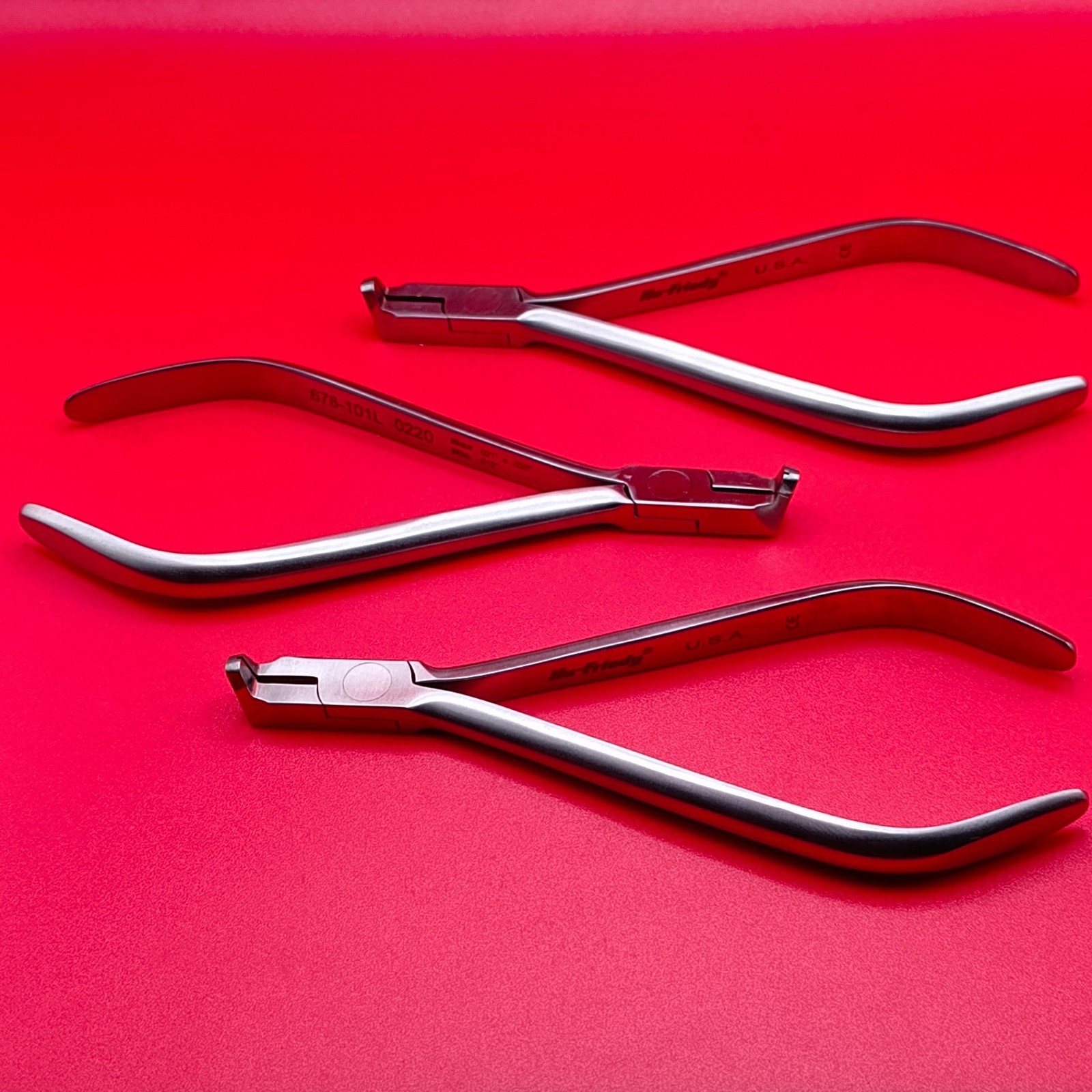 Hu-Friedy Universal Cut and Hold Distal End Cutter Plier 678-101L | 3Pcs Set