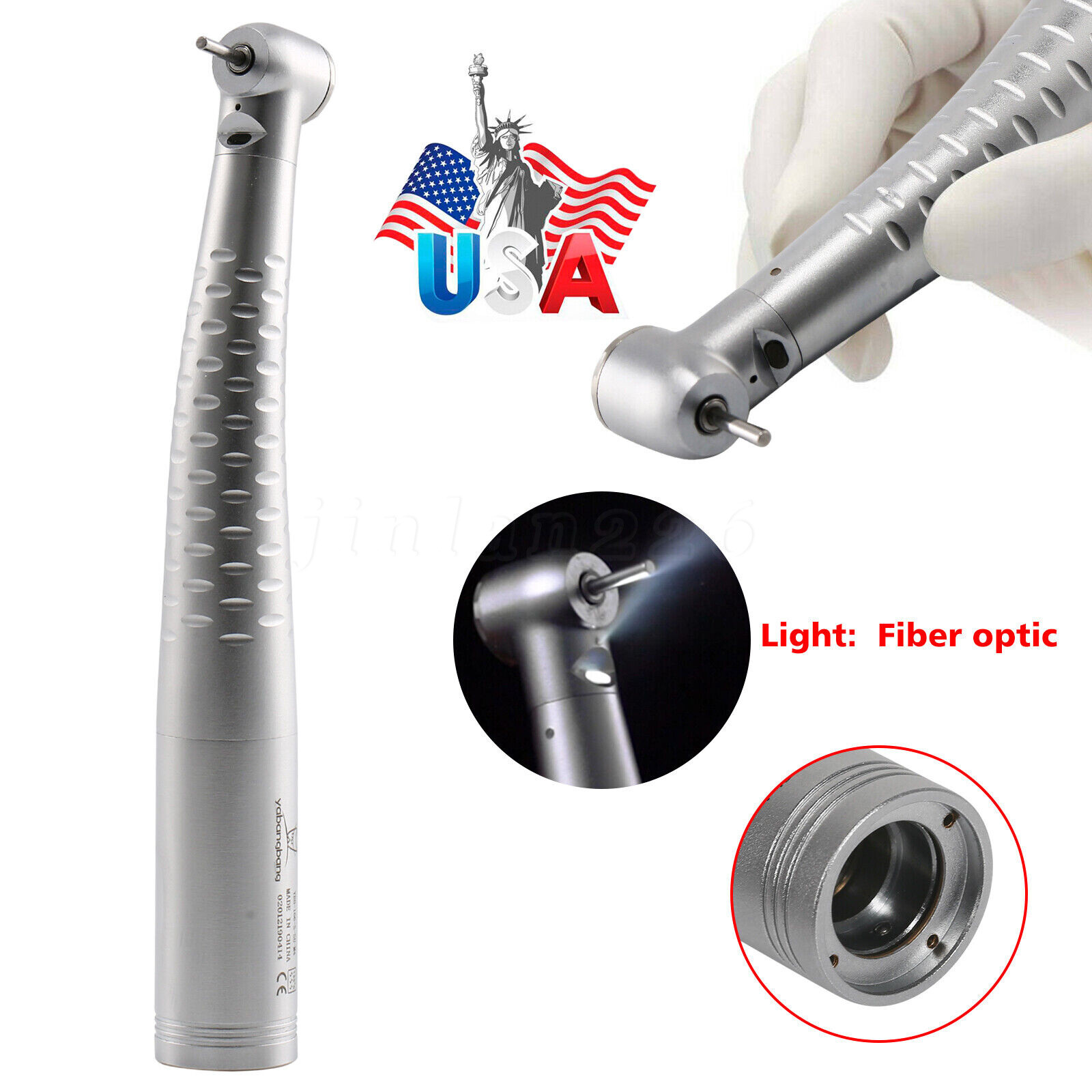 Dental LED Fiber Optic High Speed Coupling Adapter 4/6Hole For KaV Handpiece