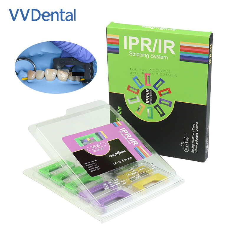 10Pcs Dental Polishing Strip Kit Interproximal Reduction Orthodontic IPR Strips