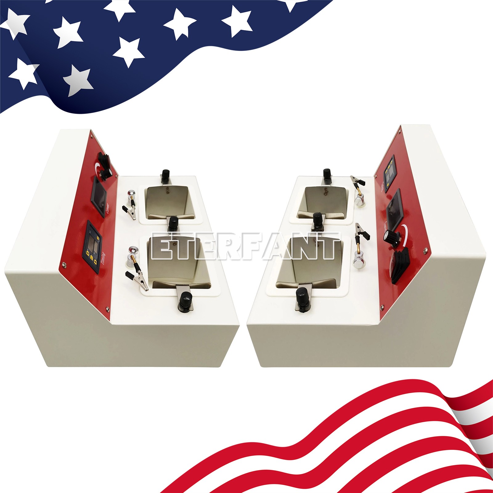 Dental Lab Electrolytic Polishing Machine with Positive Swing Function/Two Cells