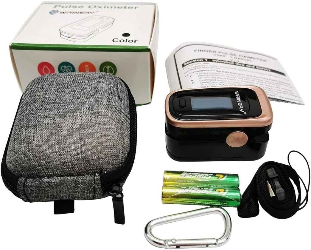 OLED Portable Oximetry with Batteries