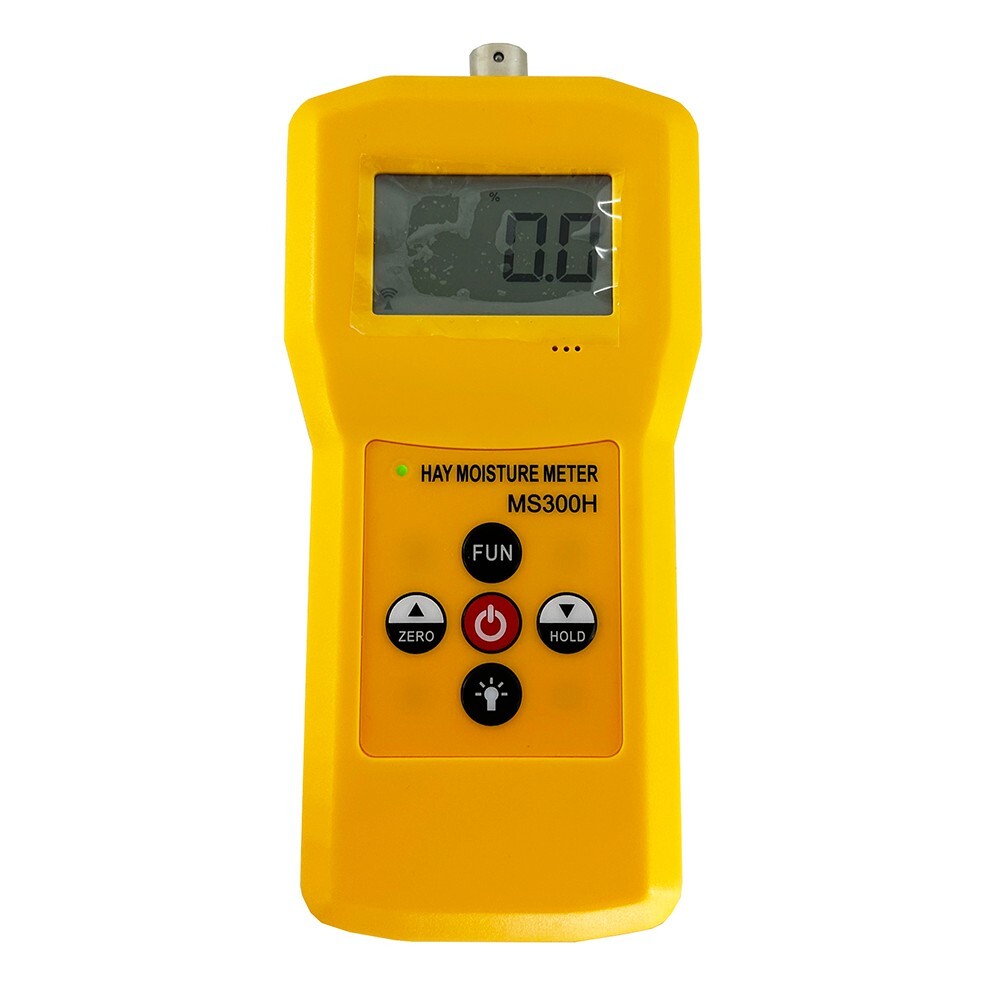 Digital Hay Moisture Tester Meter with Needle 280mm Range 0-80% Resolusion 0.1