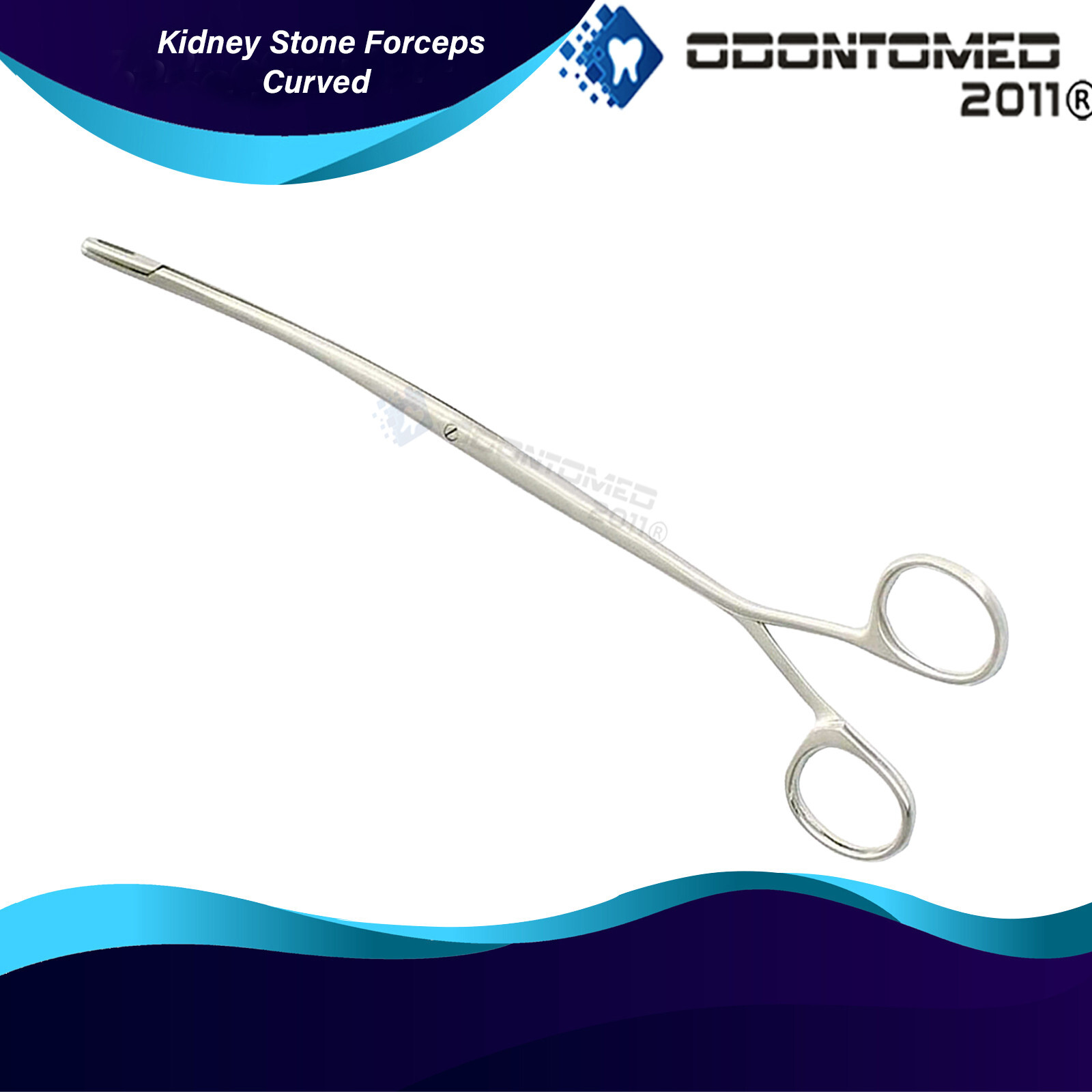 5 PC OR Grade Randall Kidney Stone Forceps Quarter Curved Surgical Urology INST