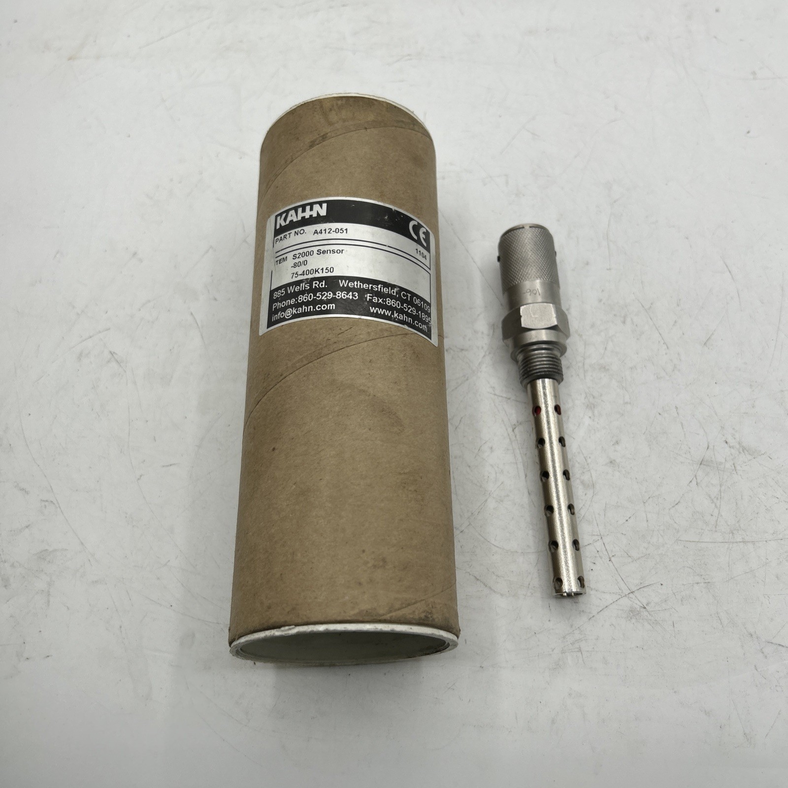 KAHN A412-051 S2000 Sensor -80/0 75-400K150 See Pics