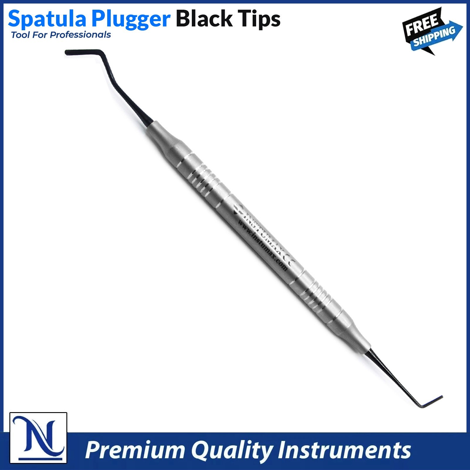 X10 Dental Composite Filling Instruments Spatula & Plugger Black Color Tips