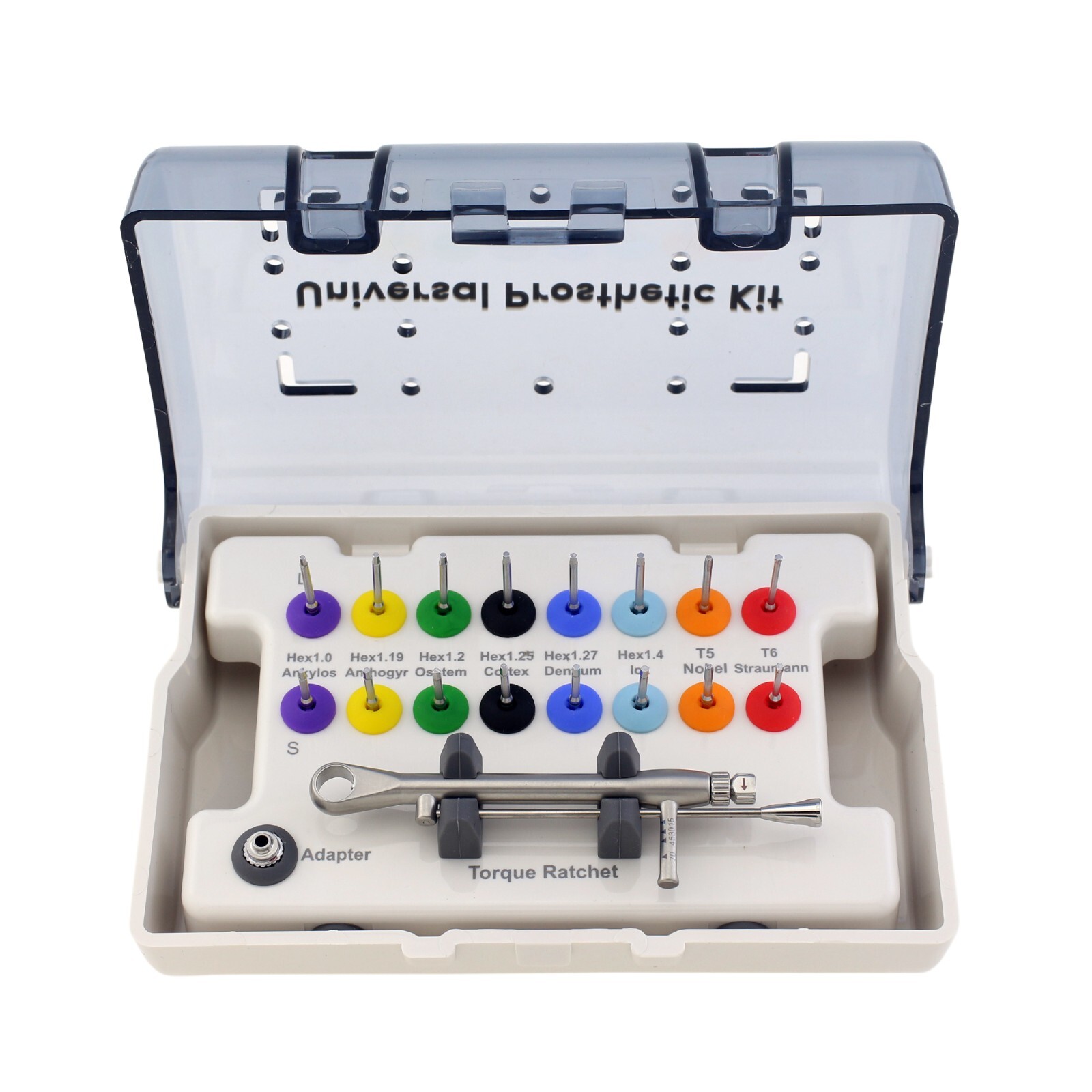 Universal Implant Prosthetic Kit Torque Wrench Drivers Screwdriver Manual