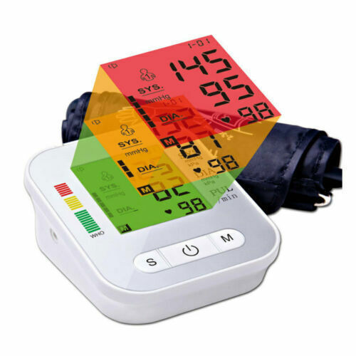 Electric Arm Automatic Blood Pressure Monitor BP Sphygmomanometer Pressure Meter