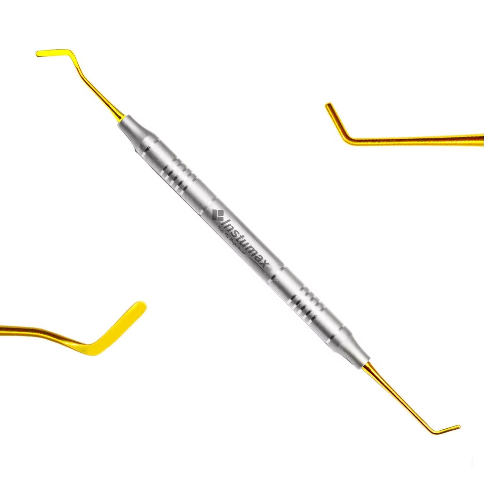 Dental Composite Filling Instruments Spatula & Plugger Titanium Gold Tips