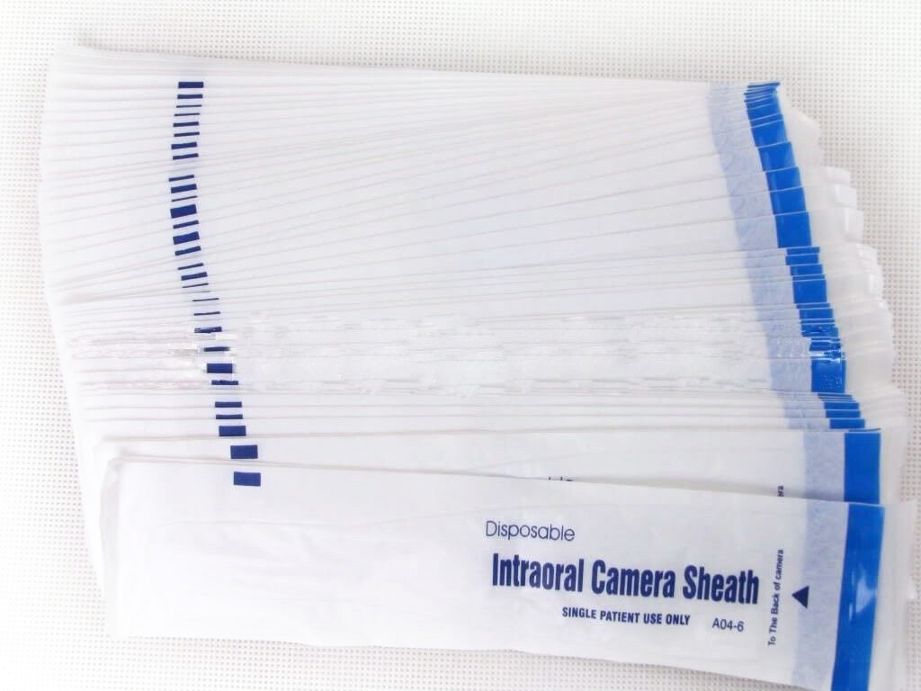 50Pcs Disposable Dental Intraoral Camera Protect Sheaths Sleeves Covers A04-6A