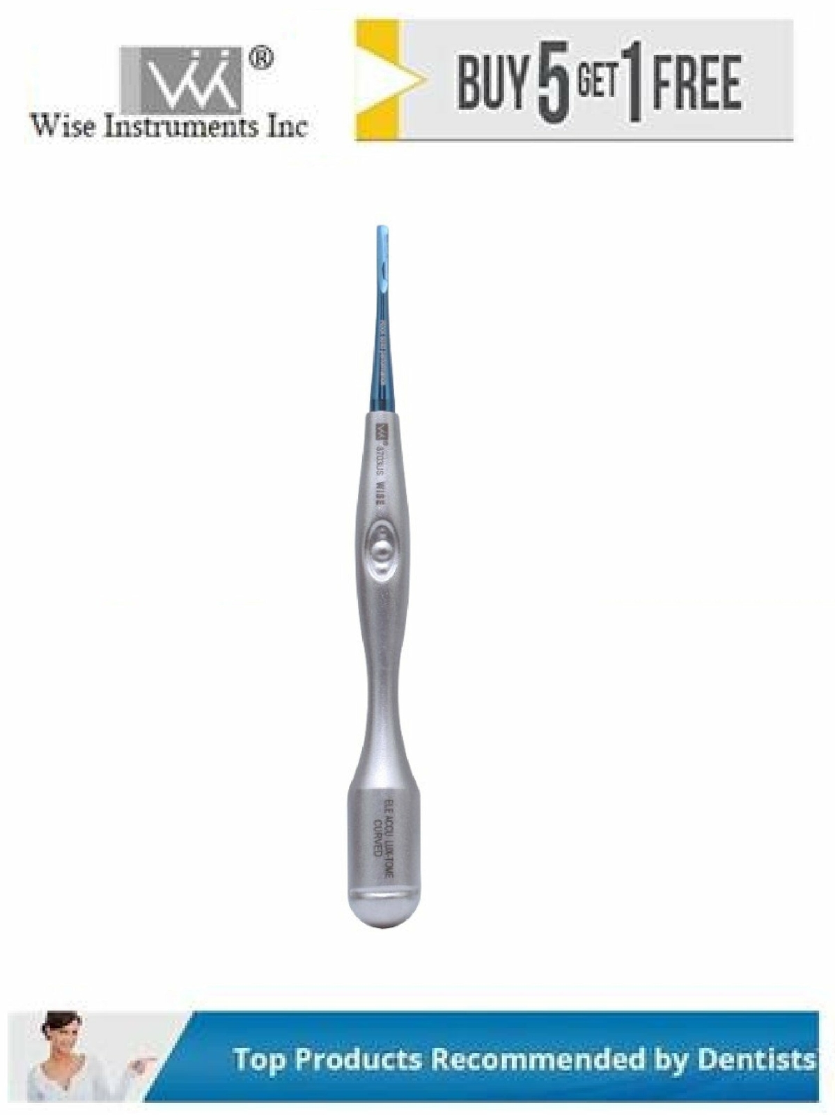 Dental Luxating Elevators PDL Periotome Set of 7 With Sterilization Cassette