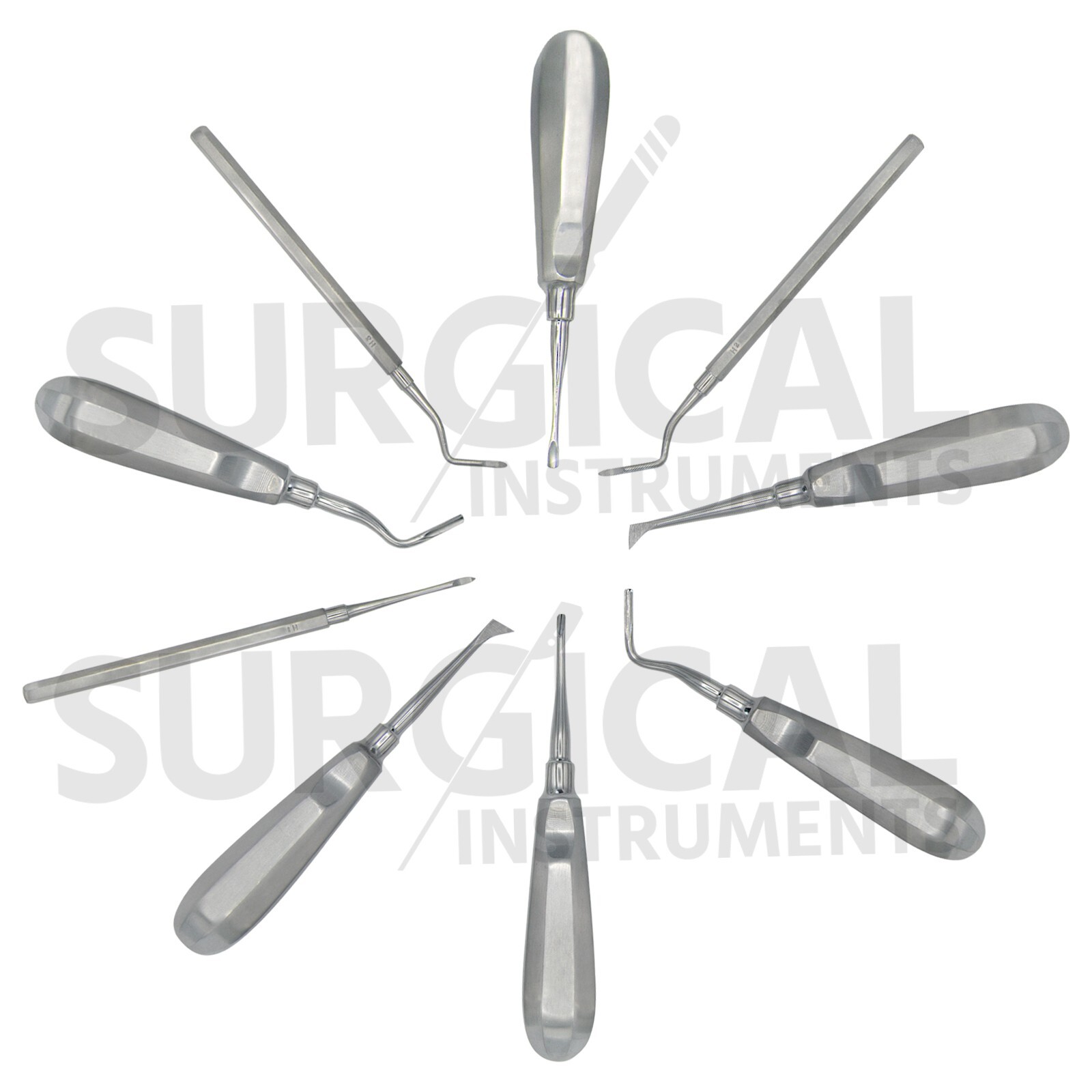 74 Pcs Oral Dental Extraction Surgery Extracting Elevators Forceps German Grade