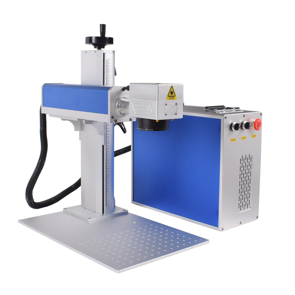 60W / 100W MOPA Raycus Fiber Laser Marking Machine Metal Engraving Color Marking