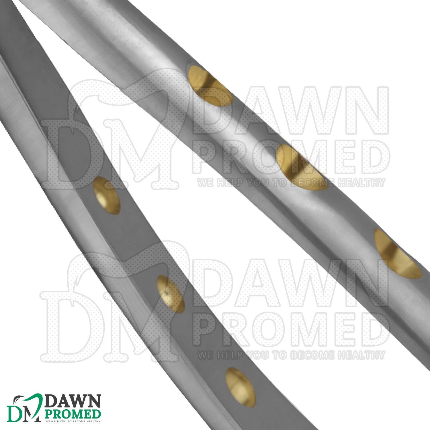 Dental Extracting Forceps #F1 Gold Hollow Python Grip Handle German Grade