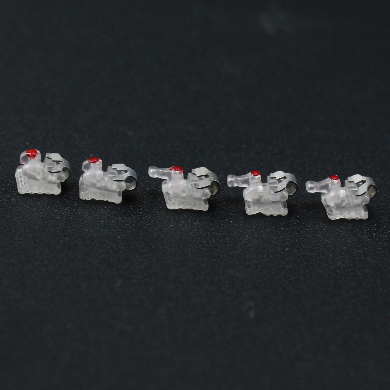 Dental Orthodontic Interactive Self Ligating Brackets Ceramic Aesthetics Roth