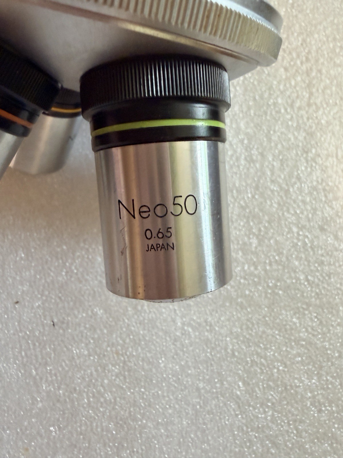 Olympus Microscope Objective Lens Lot Neo10 Neo20 Neo40 Neo50 w/ Turret