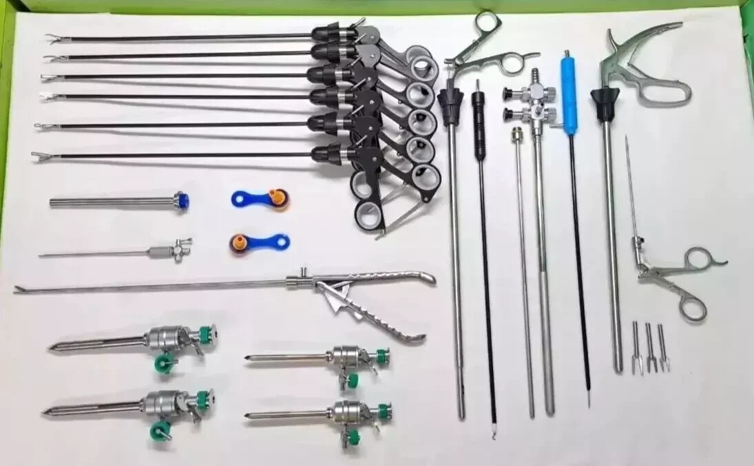 21PC – Laparoscopic Sugery Set SS High Quality Reusable Autoclave Instruments