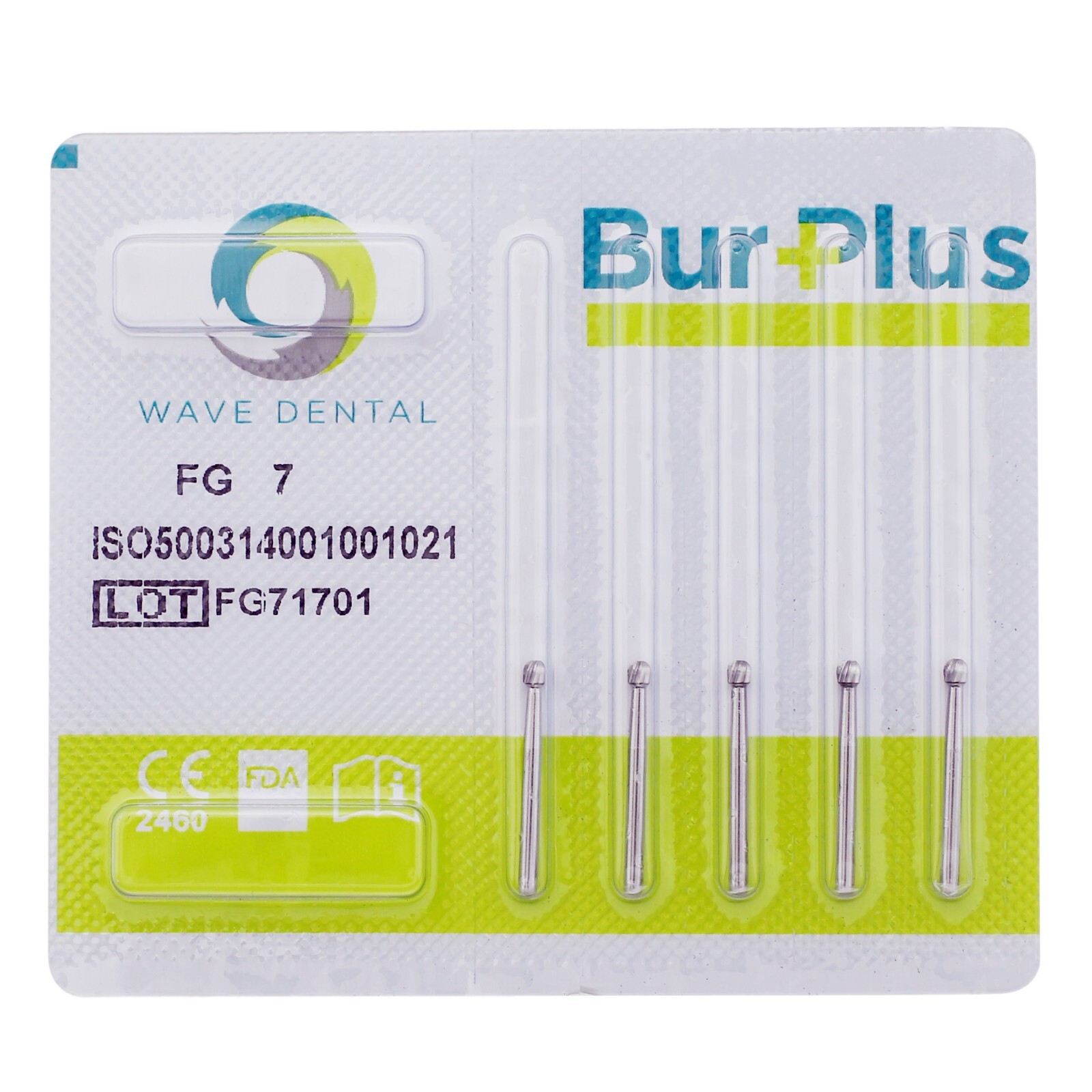 Wave Dental Carbide Burs Round Ball High Speed Burr Friction Grip FG 1/4 1/2 4 6