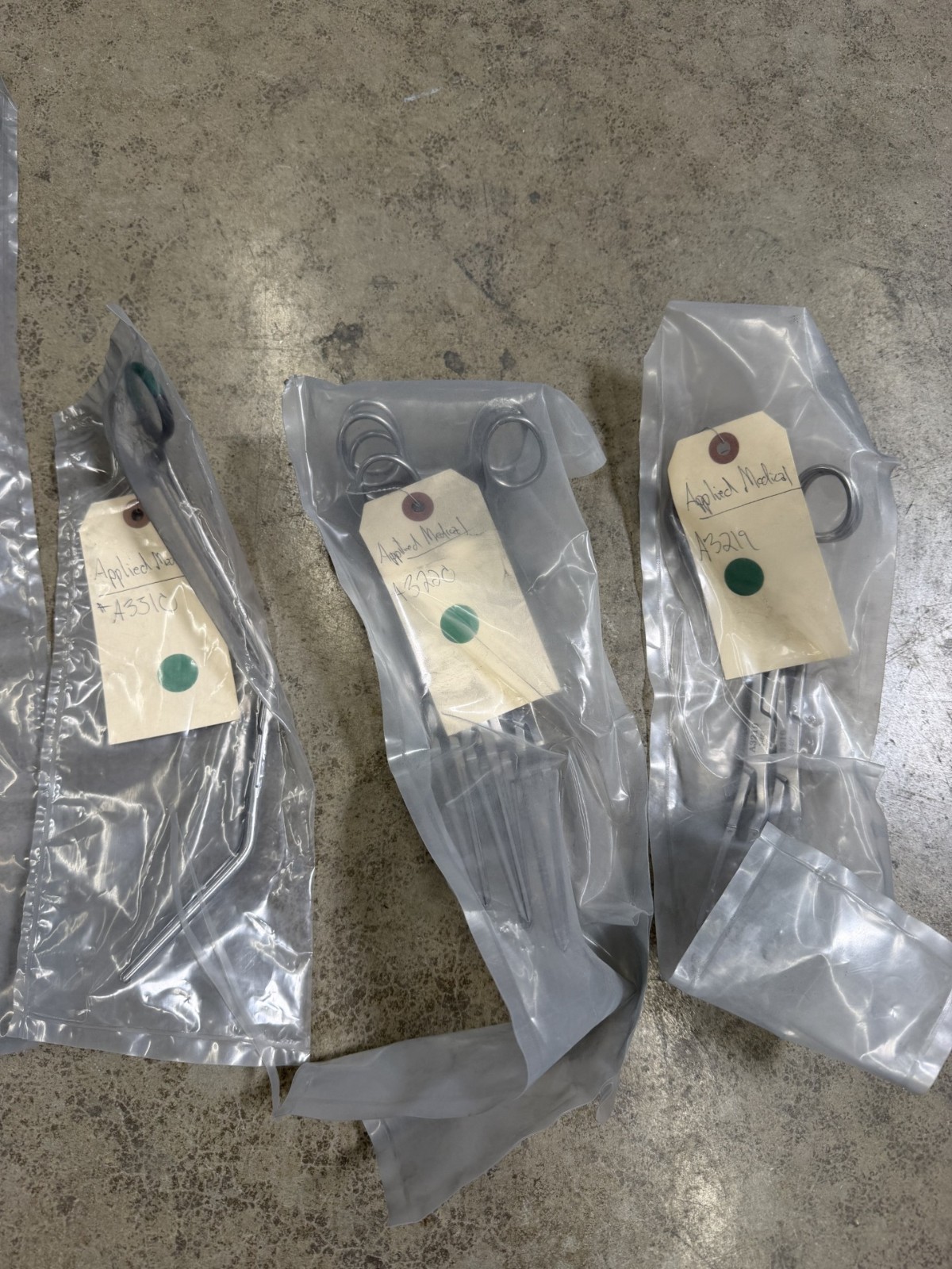 Applied Medical stainless steel assorted instruments